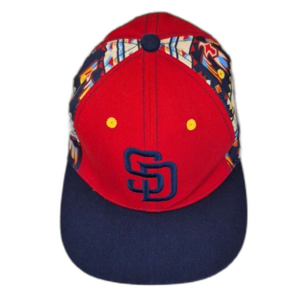 Cotapaxi San Diego Padres SGA Snapback Hat Native American Heritage Aztec Cap